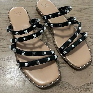 Target {A New Day} Studded Cage Sandals